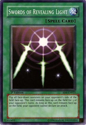 Swords of Revealing Light (Common / Short Print) [SD6-EN021] Structure Deck: Spellcaster's Judgment Unlimited