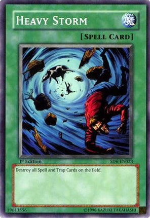 Heavy Storm (Common / Short Print) [SD6-EN023] Structure Deck: Spellcaster's Judgment Unlimited
