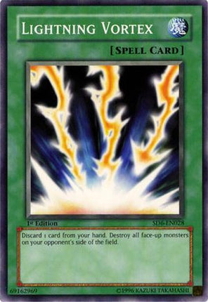 Lightning Vortex (Common / Short Print) [SD6-EN028] Structure Deck: Spellcaster's Judgment Unlimited