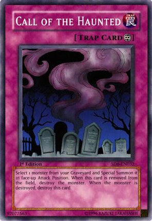 Call Of The Haunted (Common / Short Print) [SD6-EN032] Structure Deck: Spellcaster's Judgment Unlimited