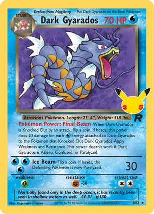 Dark Gyarados - 8/82 [Celebrations: Classic Collection] Holofoil