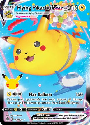 Flying Pikachu VMAX - 7/025 [Celebrations] Holofoil