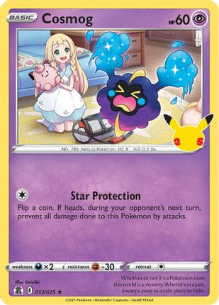 Cosmog - 13/025 [Celebrations] Holofoil