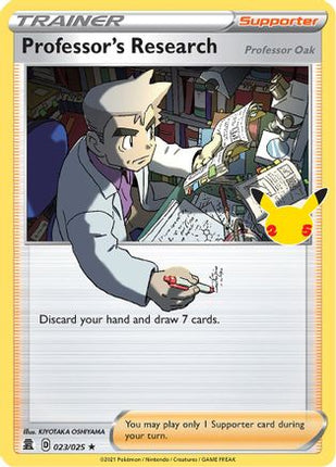 Professor's Research - 23/025 [Celebrations] Holofoil