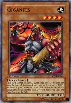 Gigantes (Common / Short Print) [SD7-EN006] Structure Deck: Invincible Fortress Unlimited
