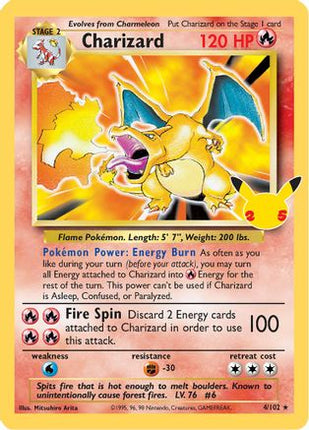 Charizard - 4/102 [Celebrations: Classic Collection] Holofoil