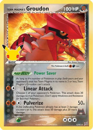 Team Magma's Groudon - 9/95 [Celebrations: Classic Collection] Holofoil