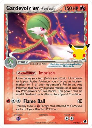Gardevoir ex (Delta Species) - 93/101 [Celebrations: Classic Collection] Holofoil