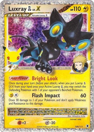 Luxray GL LV.X - 109/111 [Celebrations: Classic Collection] Holofoil