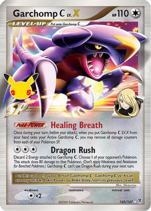 Garchomp C LV.X - 145/147 [Celebrations: Classic Collection] Holofoil