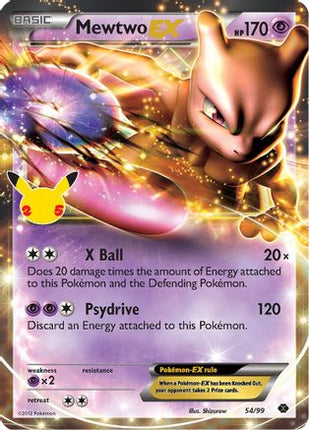 Mewtwo EX - 54/99 [Celebrations: Classic Collection] Holofoil