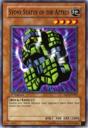 Stone Statue of the Aztecs (Common / Short Print) [SD7-EN007] Structure Deck: Invincible Fortress 1st Edition