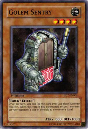Golem Sentry (Common / Short Print) [SD7-EN008] Structure Deck: Invincible Fortress 1st Edition
