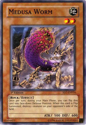 Medusa Worm (Common / Short Print) [SD7-EN014] Structure Deck: Invincible Fortress Unlimited