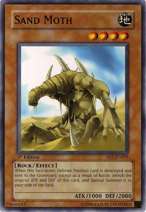 Sand Moth (Common / Short Print) [SD7-EN015] Structure Deck: Invincible Fortress 1st Edition