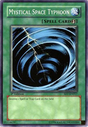 Mystical Space Typhoon (Common / Short Print) [SD7-EN017] Structure Deck: Invincible Fortress Unlimited