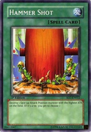 Hammer Shot (Common / Short Print) [SD7-EN022] Structure Deck: Invincible Fortress Unlimited