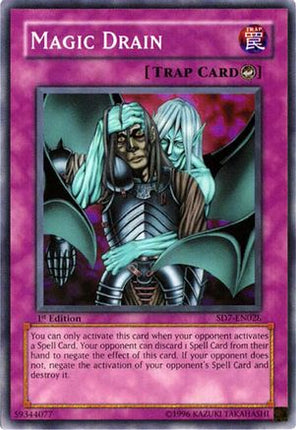 Magic Drain (Common / Short Print) [SD7-EN028] Structure Deck: Invincible Fortress Unlimited