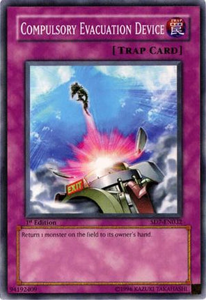 Compulsory Evacuation Device (Common / Short Print) [SD7-EN032] Structure Deck: Invincible Fortress Unlimited