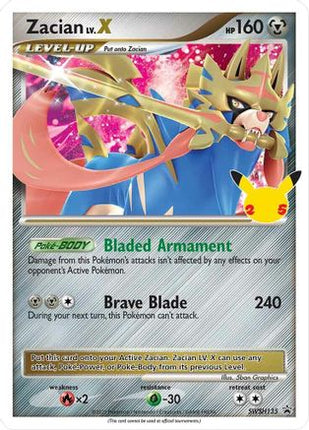 Zacian LV. X - SWSH135 - SWSH135/null [SWSH: Sword & Shield Promo Cards] Holofoil