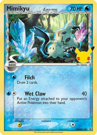 Mimikyu (Delta Species) - SWSH136 - SWSH136/null [SWSH: Sword & Shield Promo Cards] Holofoil