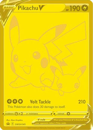 Pikachu V - SWSH145 - SWSH145/null [SWSH: Sword & Shield Promo Cards] Holofoil
