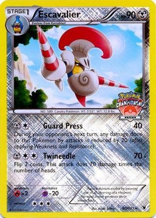 Escavalier - 80/101 (Championship Series) [League & Championship Cards] Reverse Holofoil