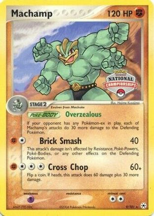 Machamp - 9/101 (National Championships) [League & Championship Cards] Holofoil