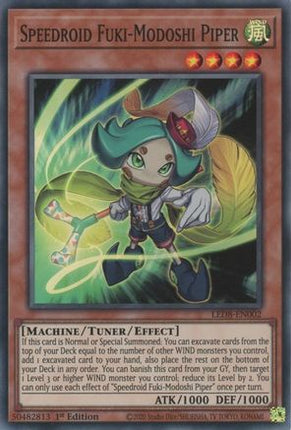 Speedroid Fuki-Modoshi Piper (Super Rare) [LED8-EN002] 1st Edition