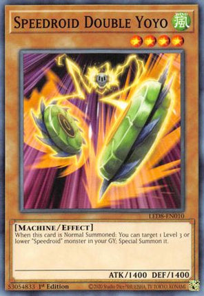 Speedroid Double Yoyo (Common / Short Print) [LED8-EN010] 1st Edition