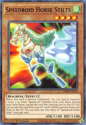 Speedroid Horse Stilts (Common / Short Print) [LED8-EN014] 1st Edition