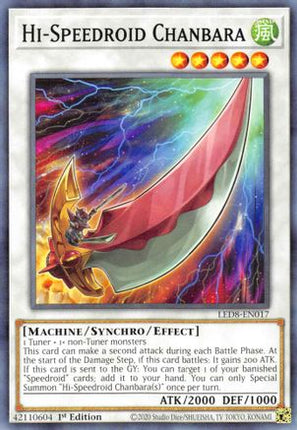 Hi-Speedroid Chanbara (Common / Short Print) [LED8-EN017] 1st Edition