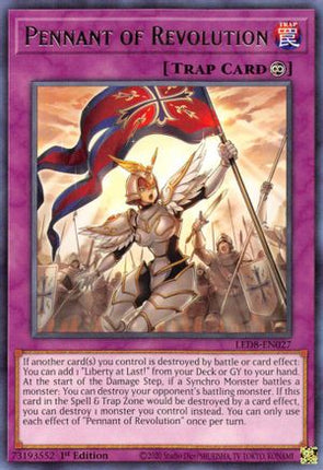 Pennant of Revolution (Rare) [LED8-EN027] 1st Edition