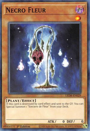 Necro Fleur (Common / Short Print) [LED8-EN029] 1st Edition