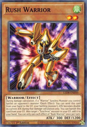 Rush Warrior (Common / Short Print) [LED8-EN050] 1st Edition