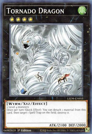 Tornado Dragon (Common / Short Print) [LED8-EN055] 1st Edition