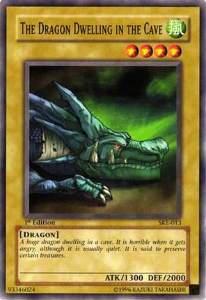 The Dragon Dwelling in the Cave (Common / Short Print) [SKE-013] Starter Deck: Kaiba Evolution 1st Edition