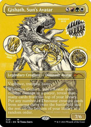 Gishath, Sun's Avatar (Foil Etched) [Secret Lair Drop Series] Foil