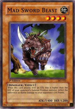 Mad Sword Beast (Common / Short Print) [SKE-022] Starter Deck: Kaiba Evolution 1st Edition