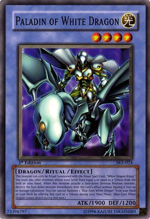 Paladin of White Dragon (Common / Short Print) [SKE-024] Starter Deck: Kaiba Evolution 1st Edition