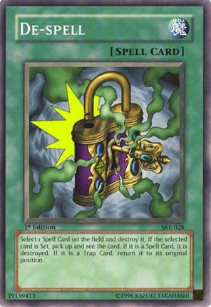 De-Spell (Common / Short Print) [SKE-028] Starter Deck: Kaiba Evolution 1st Edition