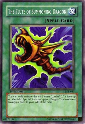 The Flute of Summoning Dragon (Common / Short Print) [SKE-031] Starter Deck: Kaiba Evolution Unlimited