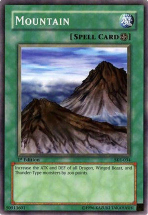 Mountain (Common / Short Print) [SKE-034] Starter Deck: Kaiba Evolution Unlimited
