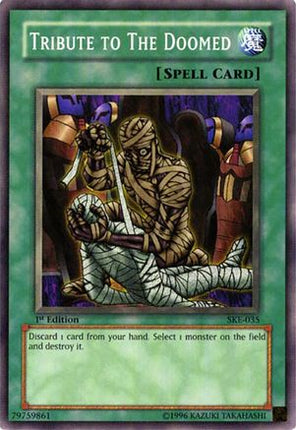 Tribute to The Doomed (Common / Short Print) [SKE-035] Starter Deck: Kaiba Evolution Unlimited