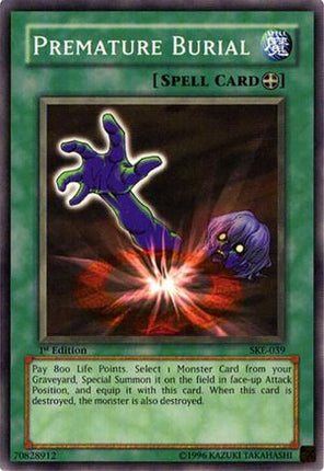 Premature Burial (Common / Short Print) [SKE-039] Starter Deck: Kaiba Evolution 1st Edition