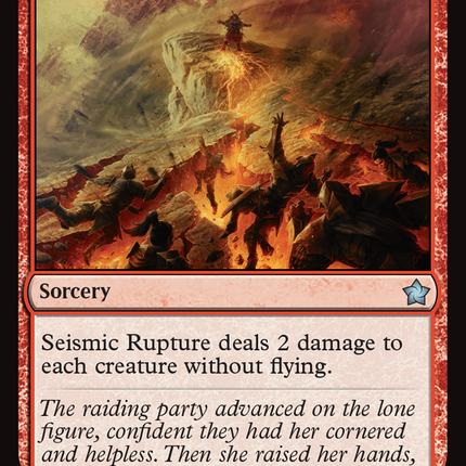 Seismic Rupture [Foundations] Foil