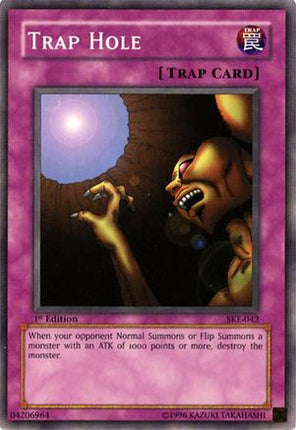 Trap Hole (Common / Short Print) [SKE-042] Starter Deck: Kaiba Evolution 1st Edition