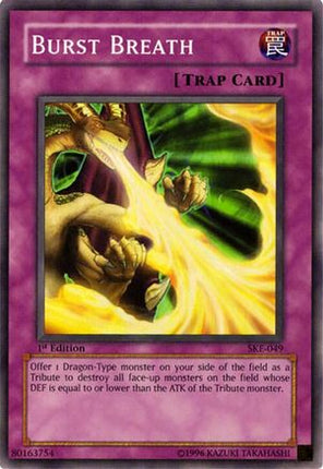 Burst Breath (Common / Short Print) [SKE-049] Starter Deck: Kaiba Evolution Unlimited