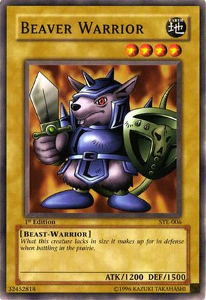 Beaver Warrior (Common / Short Print) [SYE-006] Starter Deck: Yugi Evolution 1st Edition