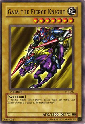 Gaia The Fierce Knight (Common / Short Print) [SYE-007] Starter Deck: Yugi Evolution Unlimited